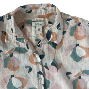 Floral/Abstract Linen Top